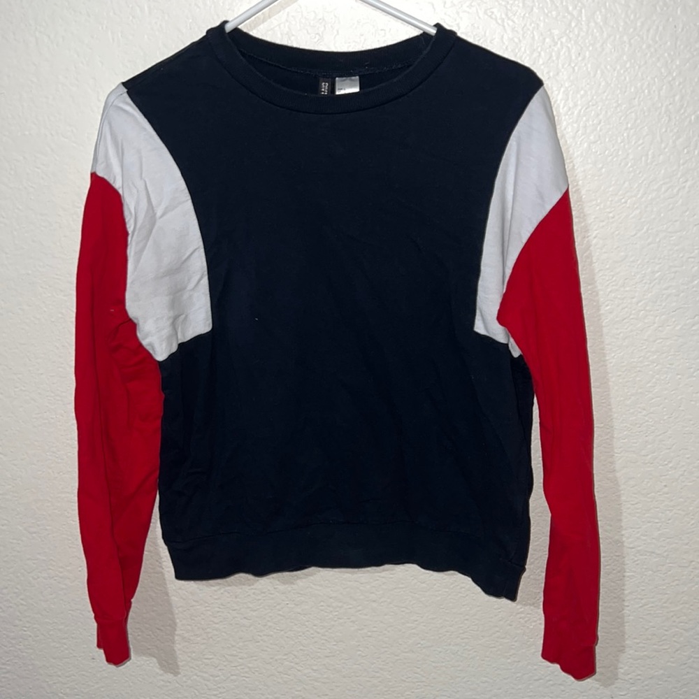 H&M Color Block Crew Neck